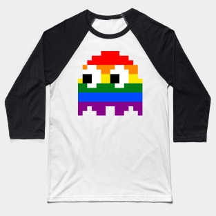 Rainbow Ghost Baseball T-Shirt